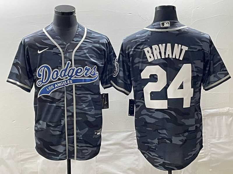 Men's Los Angeles Dodgers #24 Kobe Bryant Gray Camo Cool Base With Patch Stitched Baseball Jersey,We sell and wholesale Men's Los Angeles Dodgers #24 Kobe Bryant Gray Camo Cool Base With Patch Stitched Baseball Jersey on line form chian!